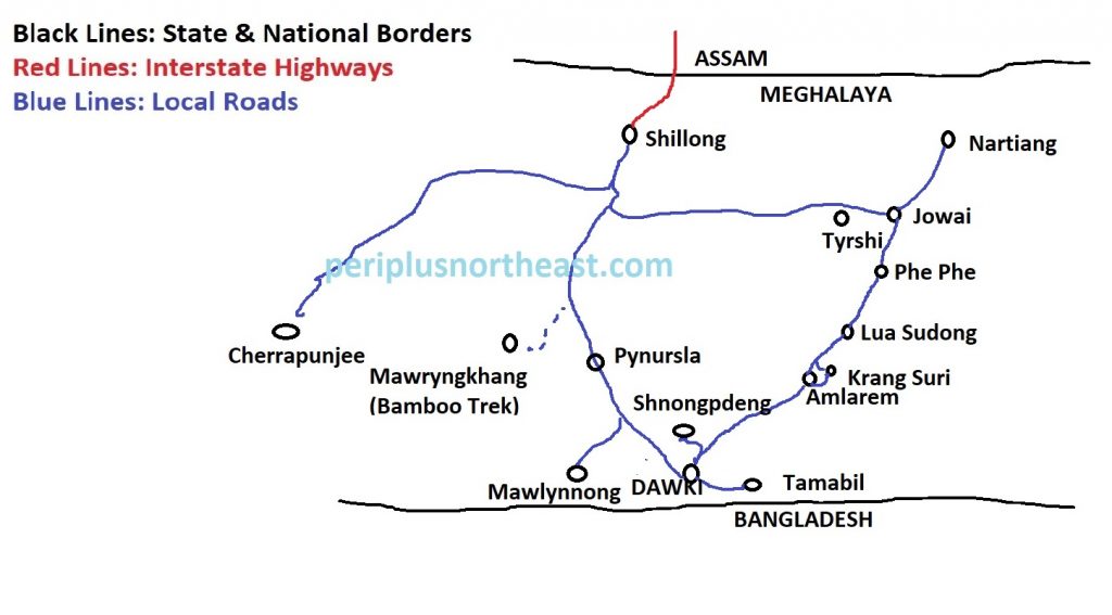 Shnongpdeng Map